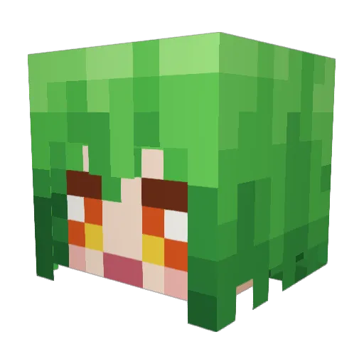 Ne3arlm Minecraft avatar head, 3D render