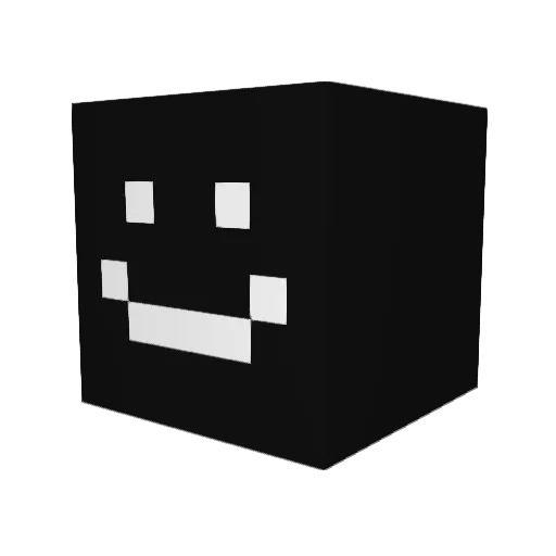 NeGrXSaMixX Minecraft avatar head, 3D render