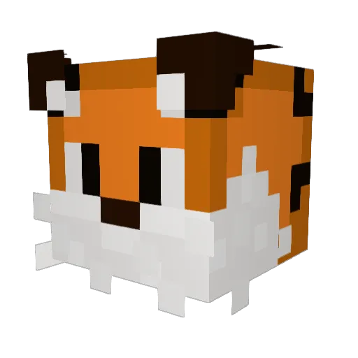 NeNeNeil Minecraft avatar head, 3D render