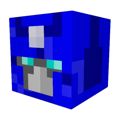 NeO2554 Minecraft avatar head, 3D render