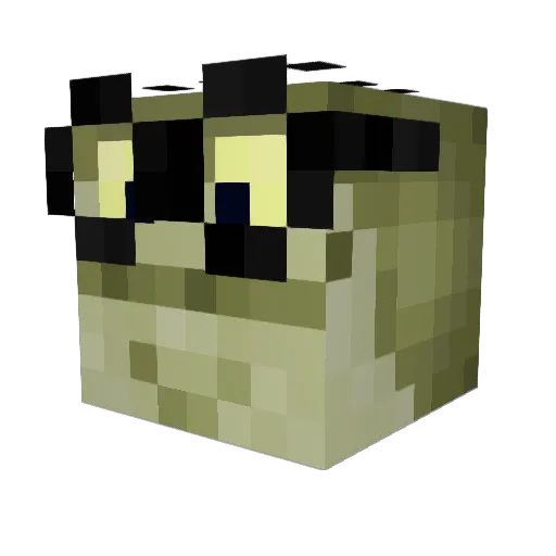 NeOn5332 Minecraft avatar head, 3D render