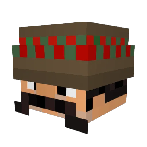 NeOxLiNe Minecraft avatar head, 3D render
