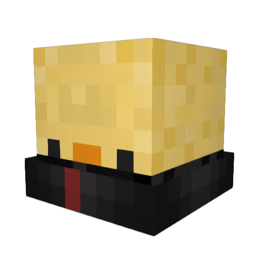 NeReZiA_ Minecraft avatar head, 3D render