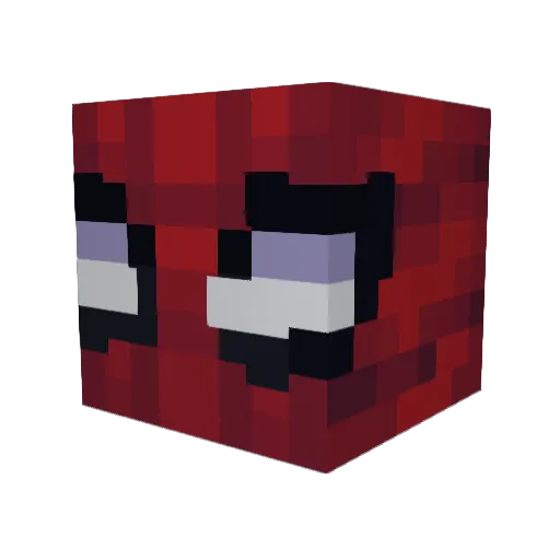 NeRoN1 Minecraft avatar head, 3D render
