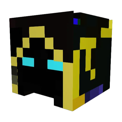 NeRvE_Fury Minecraft avatar head, 3D render