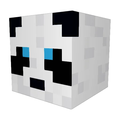 NeVem11 Minecraft avatar head, 3D render