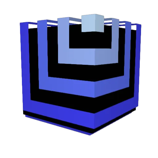 NeXior Minecraft avatar head, 3D render