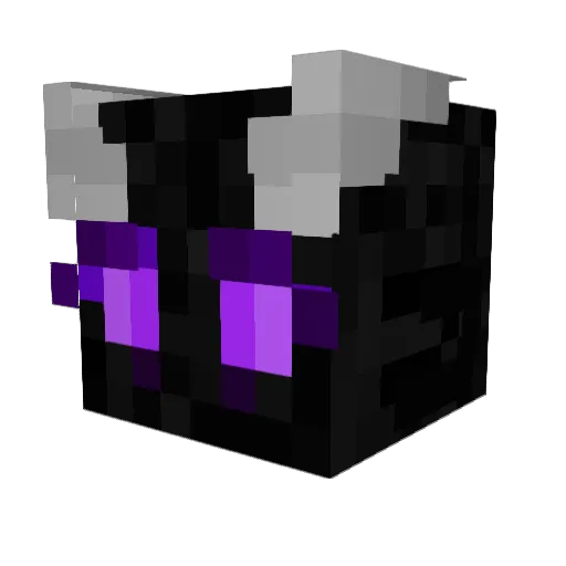 Ne_Adekvat Minecraft avatar head, 3D render