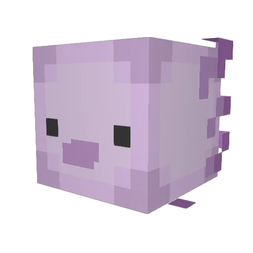 Ne_li Minecraft avatar head, 3D render