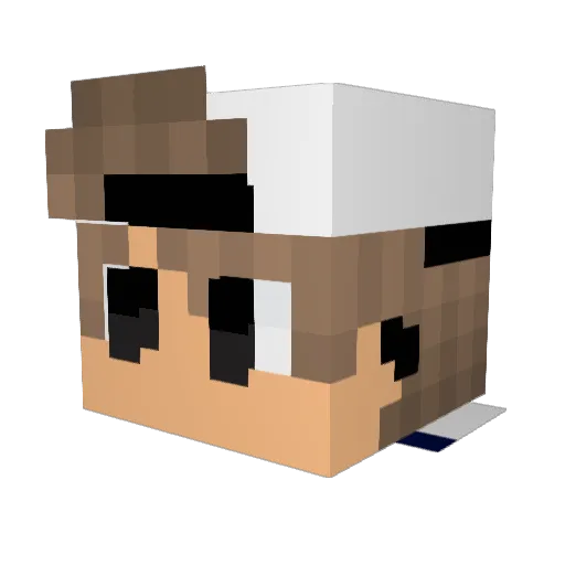NeaR_X Minecraft avatar head, 3D render