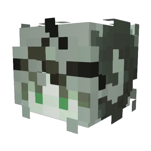 NeaTFi Minecraft avatar head, 3D render