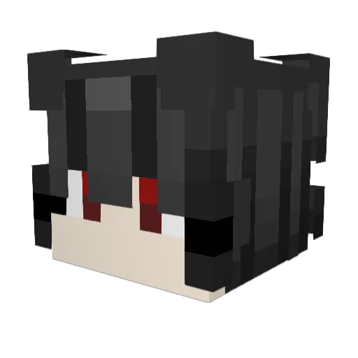 Neahline Minecraft avatar head, 3D render