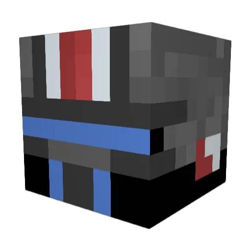 Nealeka Minecraft avatar head, 3D render