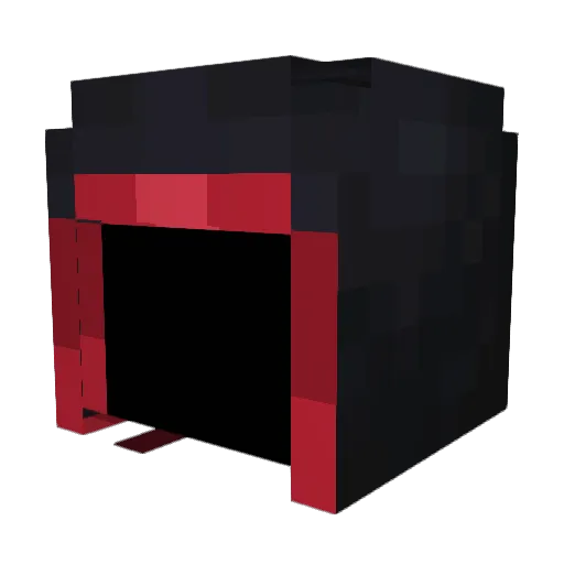 Neanderthaldome Minecraft avatar head, 3D render