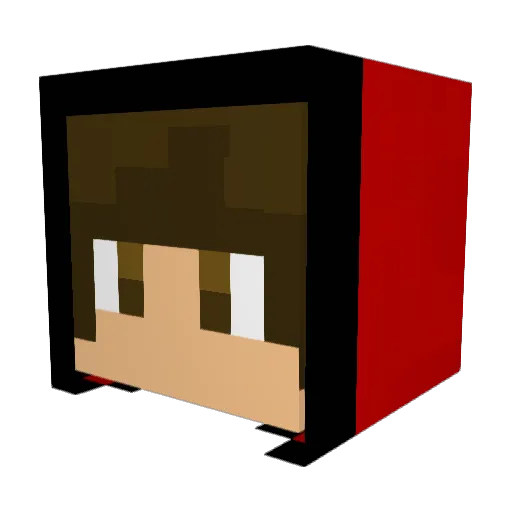 NearOfShadow11 Minecraft avatar head, 3D render