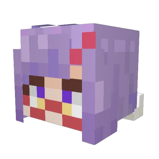Nearox075 Minecraft avatar head, 3D render