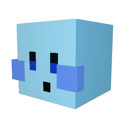 NeatDead311 Minecraft avatar head, 3D render