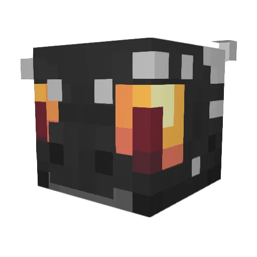 Neatabyss Minecraft avatar head, 3D render