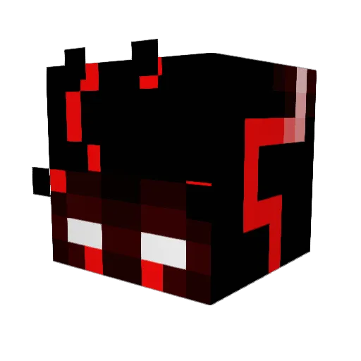 Neax42 Minecraft avatar head, 3D render