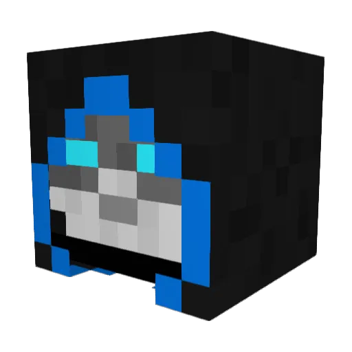 NebH6 Minecraft avatar head, 3D render