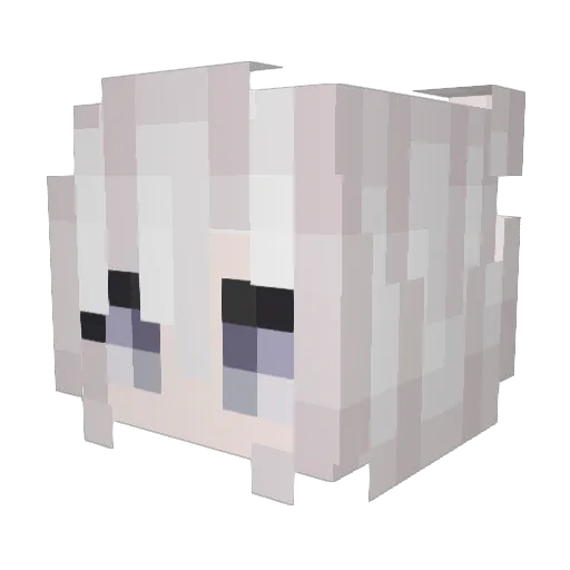 Nebbylizer Minecraft avatar head, 3D render
