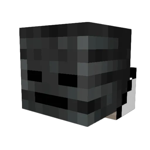 NebelHebel Minecraft avatar head, 3D render