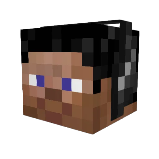 NebelatorDE Minecraft avatar head, 3D render