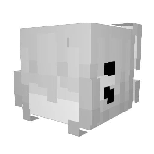 Nebelsz Minecraft avatar head, 3D render
