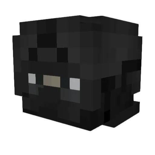 Nebijs Minecraft avatar head, 3D render