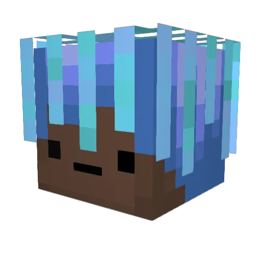 NebligesSupreme Minecraft avatar head, 3D render