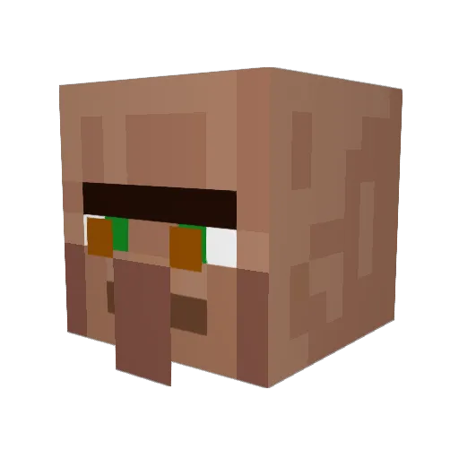 Nebo71 Minecraft avatar head, 3D render