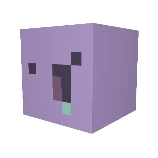 Nebr3zhnuy Minecraft avatar head, 3D render