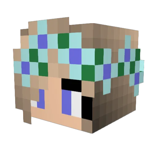 NebsJewishNose10 Minecraft avatar head, 3D render