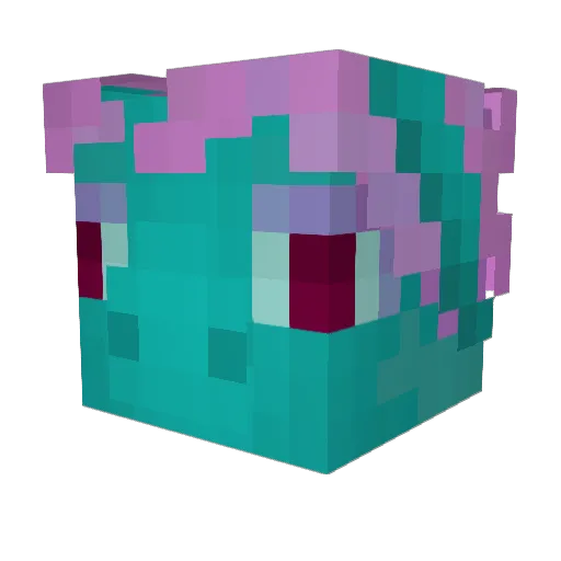 NebulaBevy Minecraft avatar head, 3D render