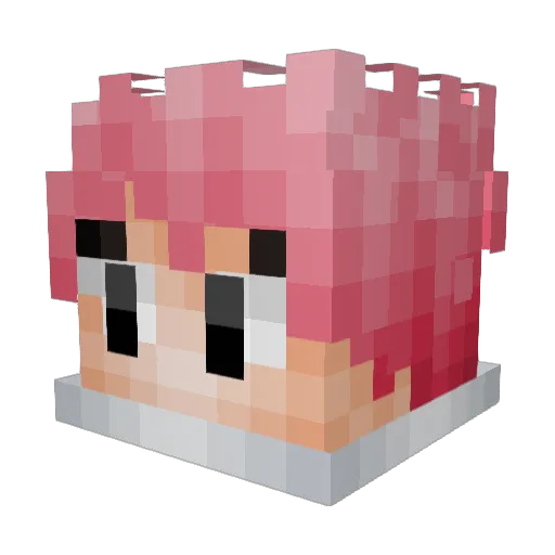 NebulaFTW Minecraft avatar head, 3D render