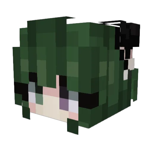 NebulaStar2 Minecraft avatar head, 3D render