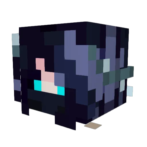 NebulaStars Minecraft avatar head, 3D render