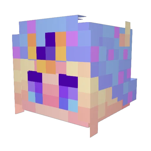 Nebula_Collector Minecraft avatar head, 3D render