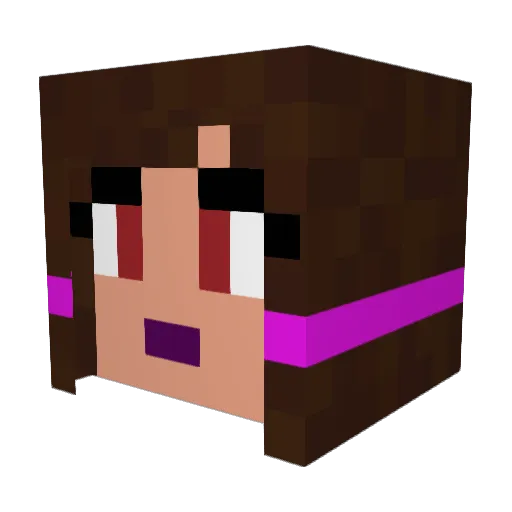 Nebula_Games Minecraft avatar head, 3D render