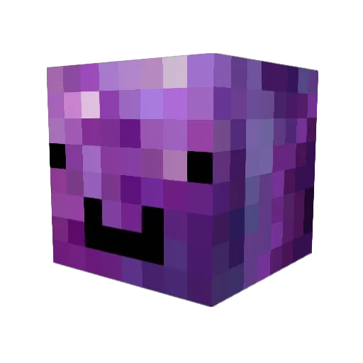 Nebulink Minecraft avatar head, 3D render