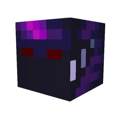 Nebulizaron Minecraft avatar head, 3D render
