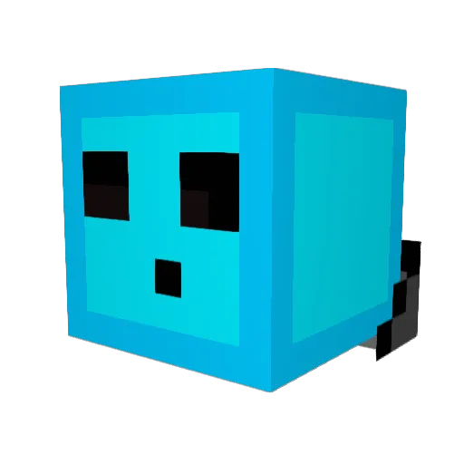 NebulousFTW Minecraft avatar head, 3D render