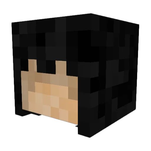 NebulumnJr Minecraft avatar head, 3D render