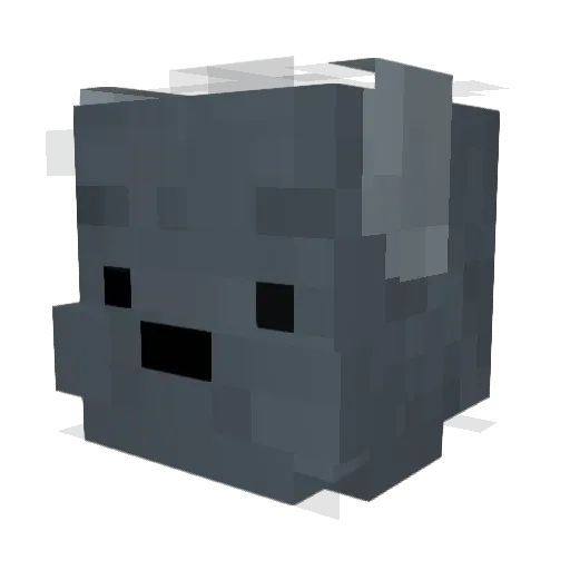Nebyxz Minecraft avatar head, 3D render