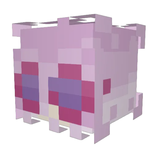 NecMoon Minecraft avatar head, 3D render