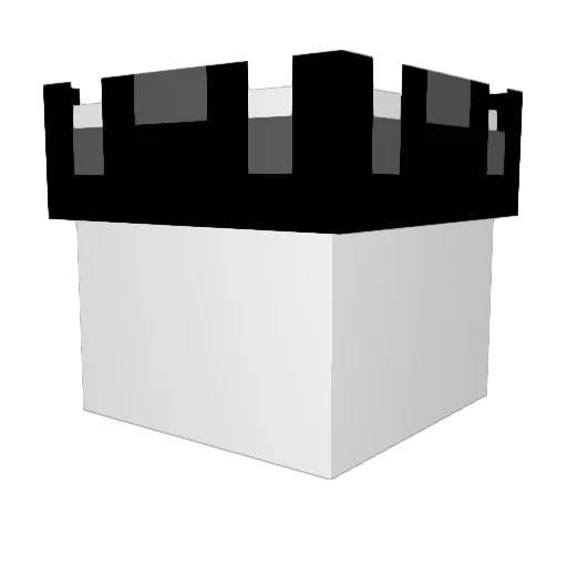 Necraxis Minecraft avatar head, 3D render