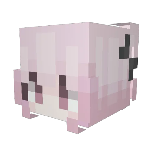 NecroLogi5t Minecraft avatar head, 3D render
