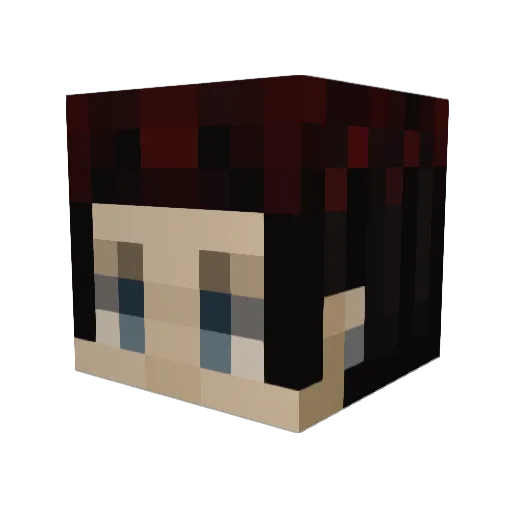 Necro_181 Minecraft avatar head, 3D render