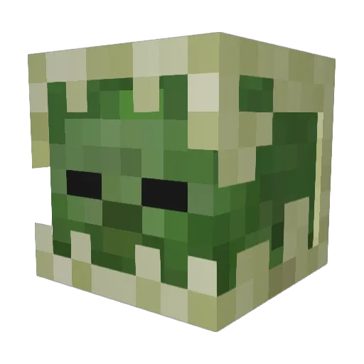 Necro_Psychosis Minecraft avatar head, 3D render
