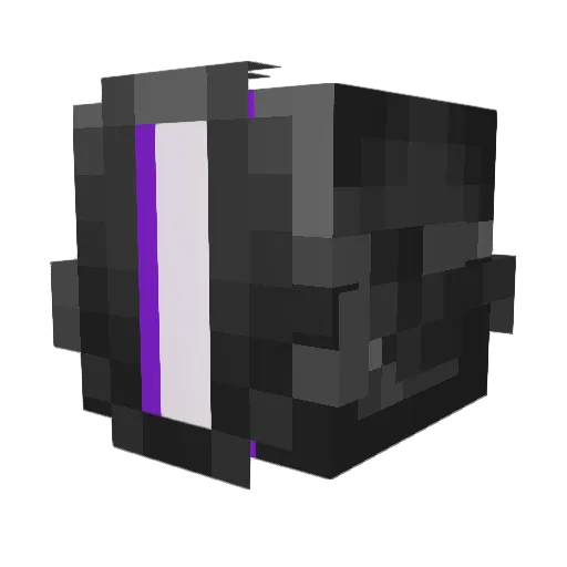 NecronCZ Minecraft avatar head, 3D render
